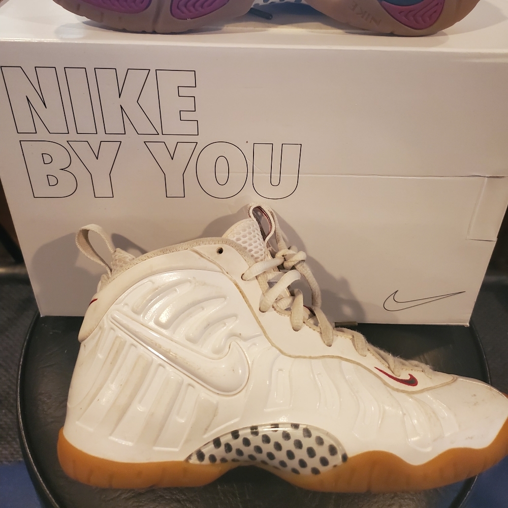 White Nike Gucci foamposites